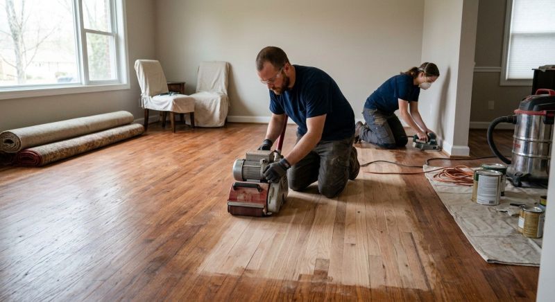 Wood Floor Refinishing Service